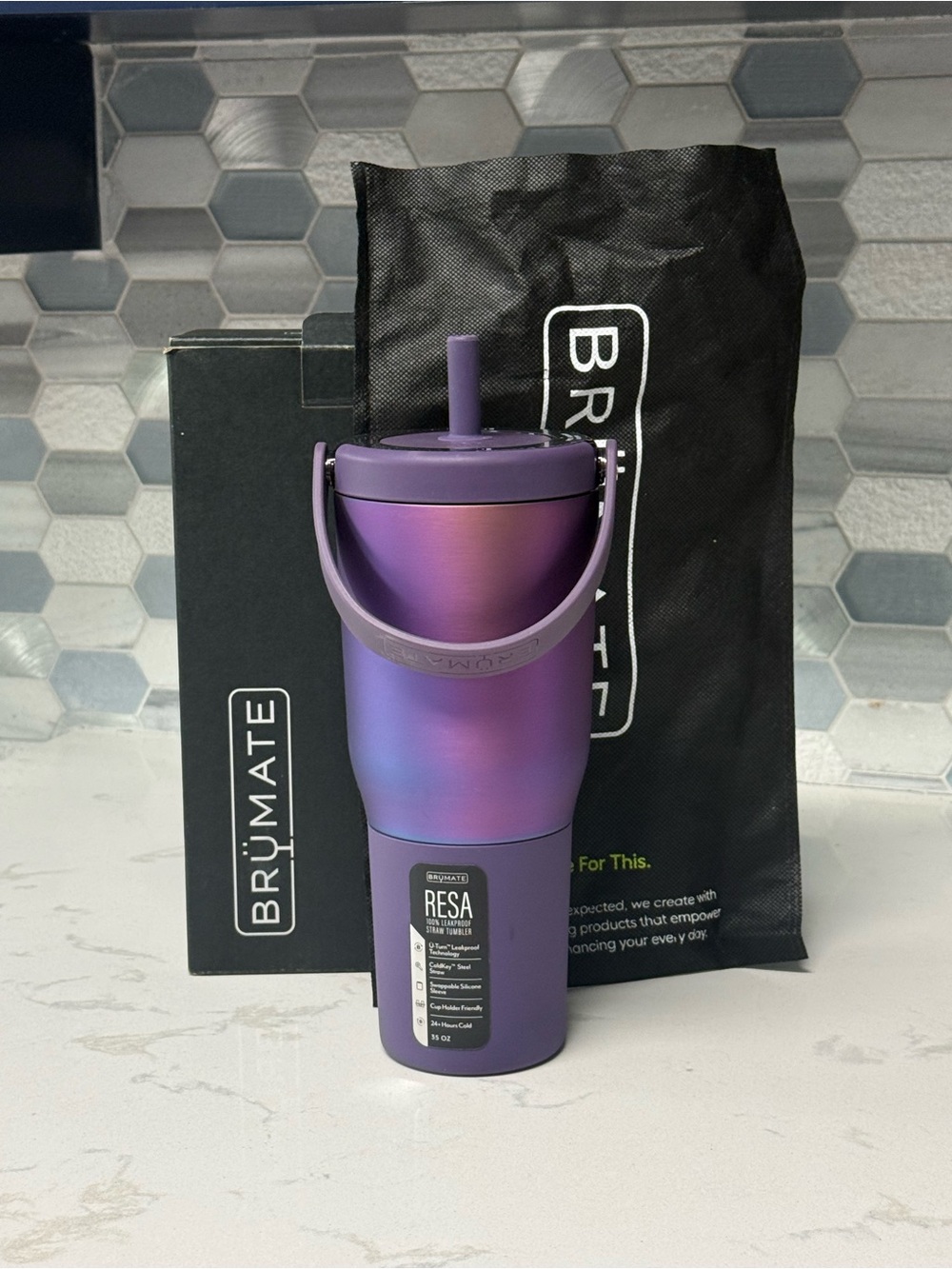 BrüMate Resa Insulated Tumbler - Iridescent Purple